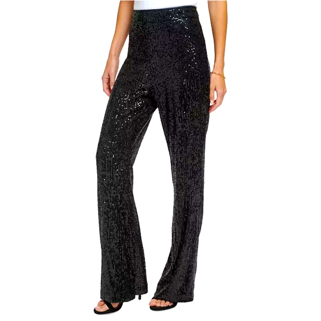 Dkny Women's Sequined Wide-Leg Pants